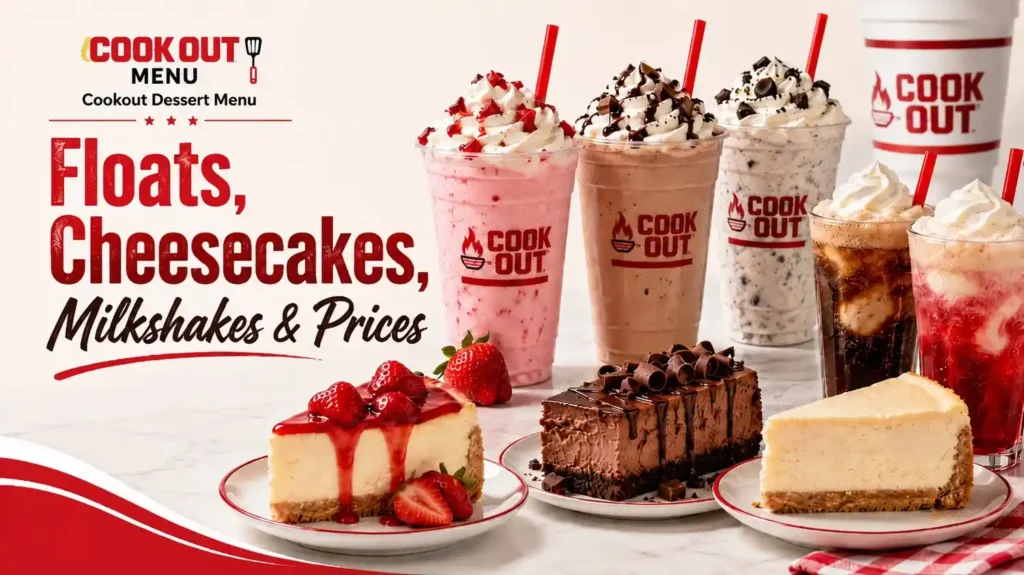 Cookout Dessert Menu